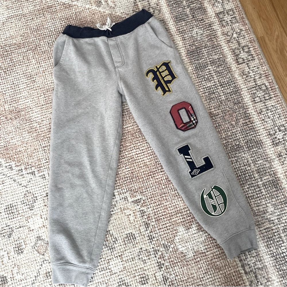 Polo Ralph Lauren Patches Boy M( 10-12) Sweat pant Joggers